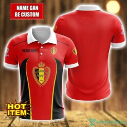 Belgium national football team 3D Polo Shirt Personalized Name Gift Ideas For Fans Product Photo 1