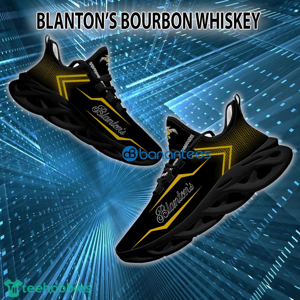 Blanton’s Bourbon Whiskey Sport Sneaker Black Logo Max Soul Shoes image Blanton’s Bourbon Whiskey Sport Sneaker Black Logo Max Soul Shoes - Blanton’s Bourbon Whiskey New Design Max Soul Shoes Photo 2