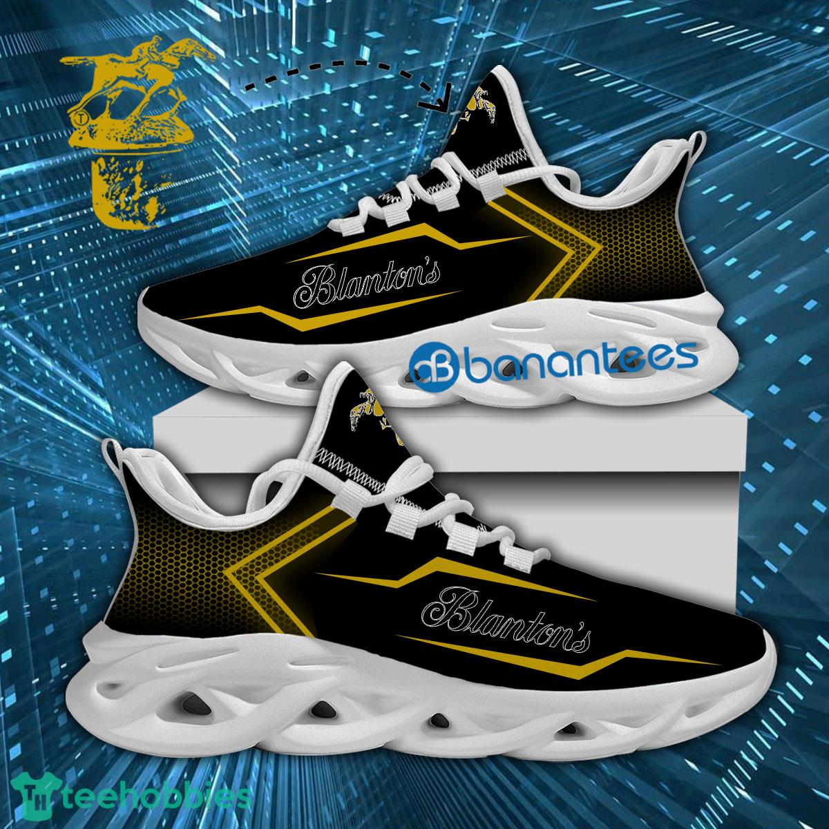 Blanton’s Bourbon Whiskey Sport Sneaker Black Logo Max Soul Shoes image Blanton’s Bourbon Whiskey Sport Sneaker Black Logo Max Soul Shoes - Blanton’s Bourbon Whiskey New Design Max Soul Shoes Photo 1