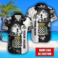 Boavista Flower Tropical Hawaiian Shirt And Shorts Custom Name For Fans Summer Outfit Product Photo 2