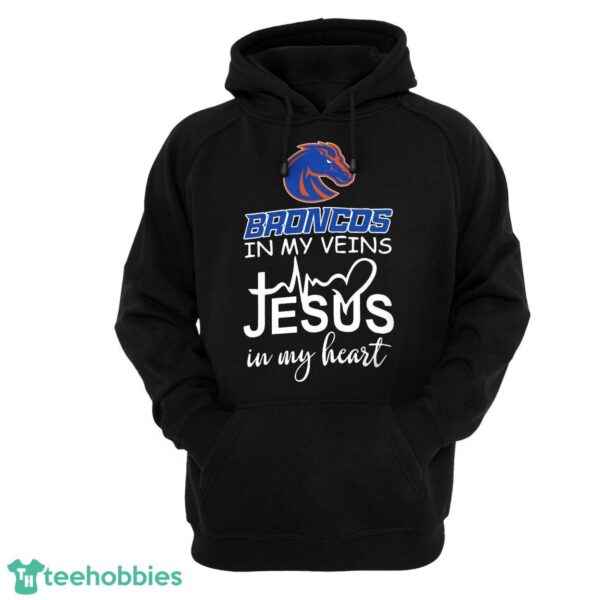 Boise State Broncos Jesus T-Shirt Hoodie Sweatshirt Product Photo 1