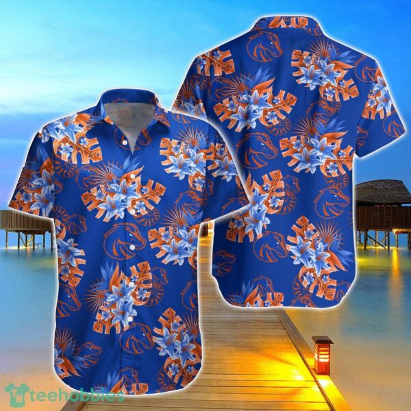Boise State Broncos Tide Aloha Hawaiian Shirt Gifts For Summer Vacation Product Photo 1