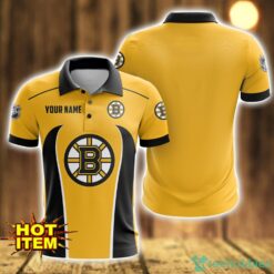 Boston Bruins 3D Polo Shirt Personalized Name Gift Ideas For Fans Product Photo 1