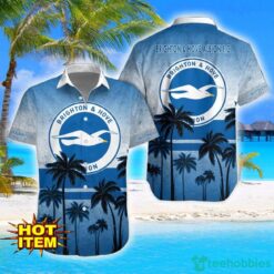Brighton & Hove Albion F.C Coconut Aloha Hawaiian Shirt And Shorts Beach Set For Men And Women Product Photo 1