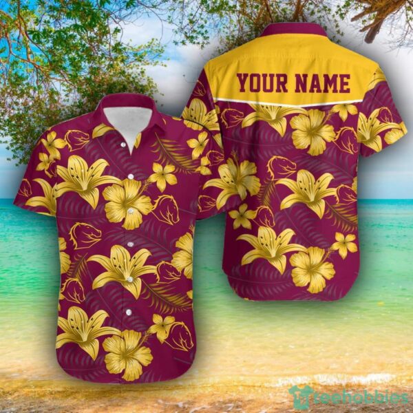 Brisbane Broncos 3D Hawaii Shirt For Men And Women Custom Name Product Photo 1