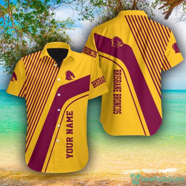 Brisbane Broncos AOP Hawaiian Shirt For Men And Women Summer Gift Custom Name Product Photo 1