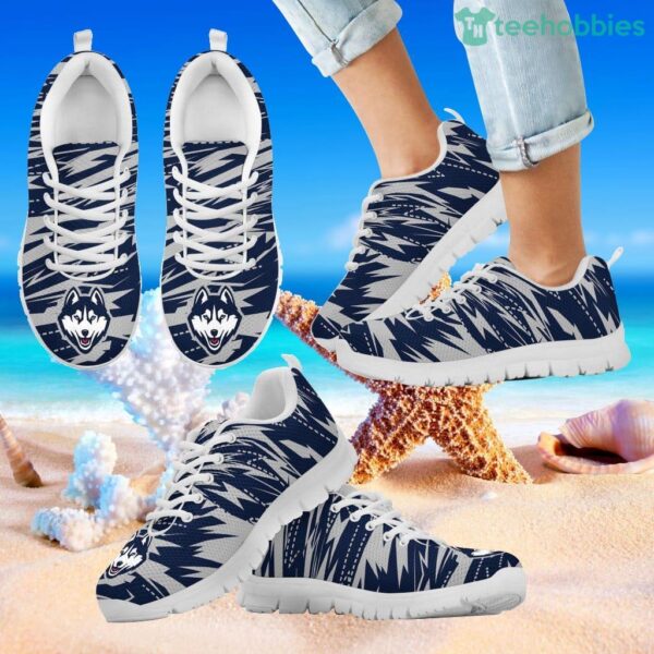 Brush Strong Cracking Comfortable Connecticut Huskies Sneakers Product Photo 2