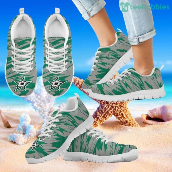 Brush Strong Cracking Comfortable Dallas Stars Sneakers Product Photo 2
