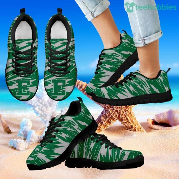 Brush Strong Cracking Comfortable Eastern Michigan Eagles Sneakers Product Photo 1
