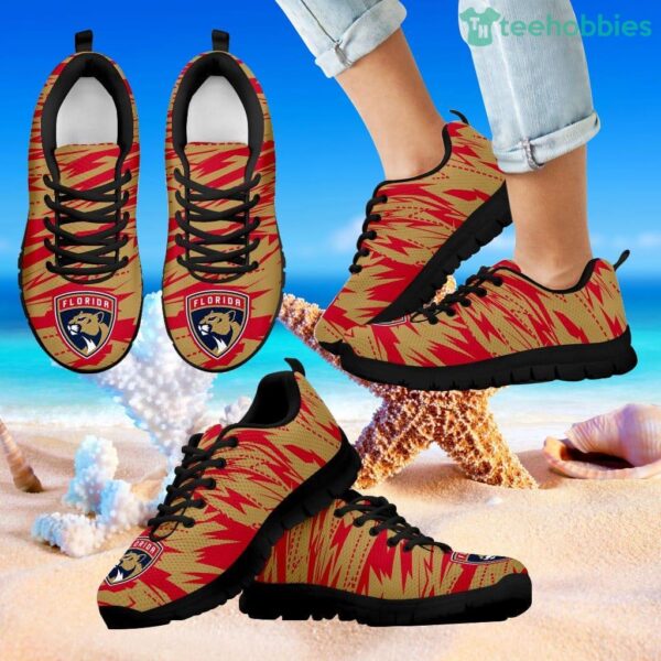 Brush Strong Cracking Comfortable Florida Panthers Sneakers Product Photo 1