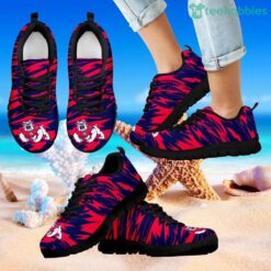 Brush Strong Cracking Comfortable Fresno State Bulldogs Sneakers Product Photo 1