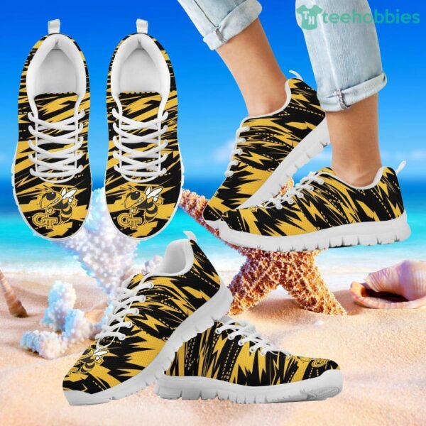 Brush Strong Cracking Comfortable Georgia Tech Yellow Jackets Sneakers Product Photo 2