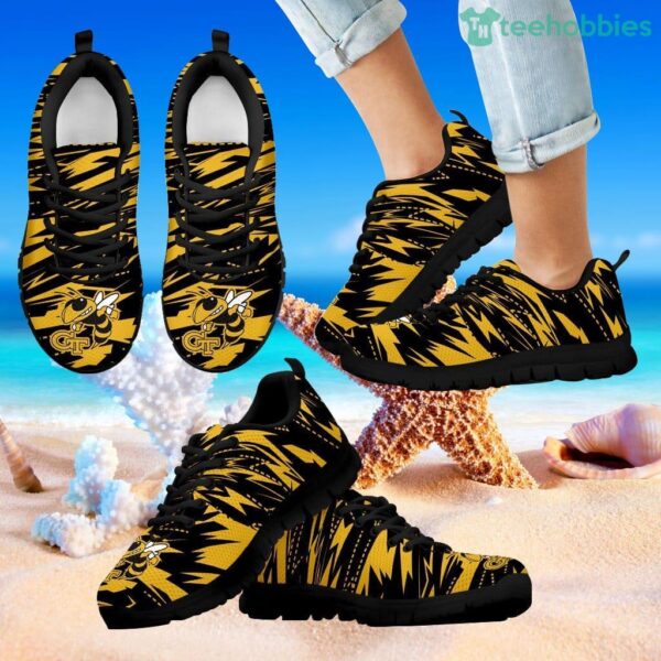 Brush Strong Cracking Comfortable Georgia Tech Yellow Jackets Sneakers Product Photo 1
