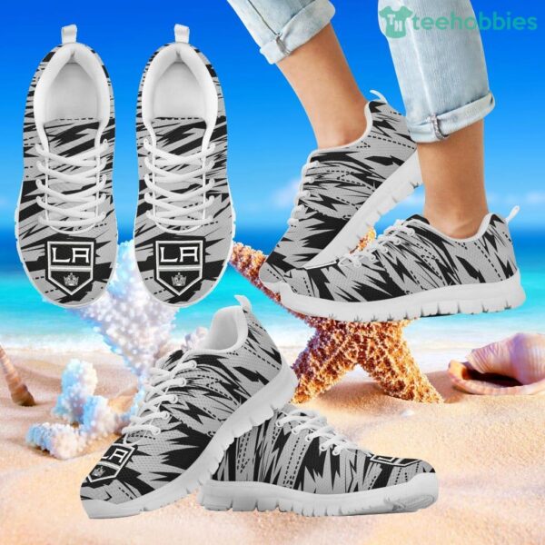 Brush Strong Cracking Comfortable Los Angeles Kings Sneakers Product Photo 2