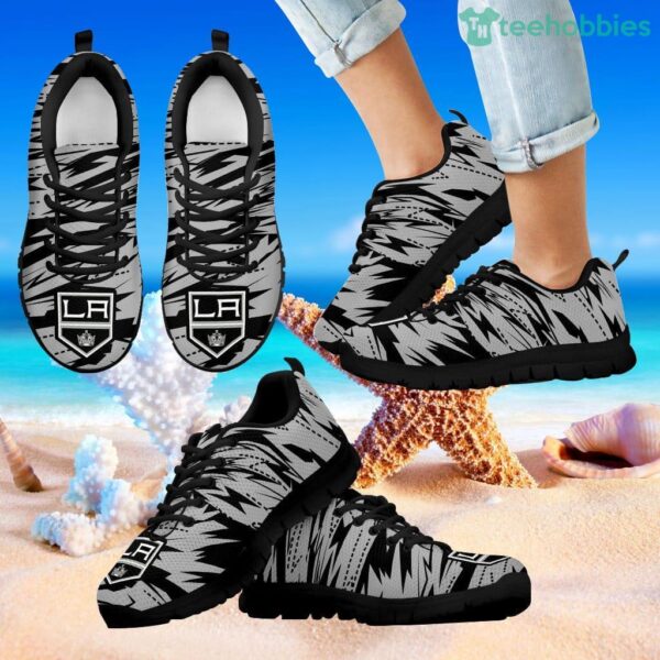 Brush Strong Cracking Comfortable Los Angeles Kings Sneakers Product Photo 1