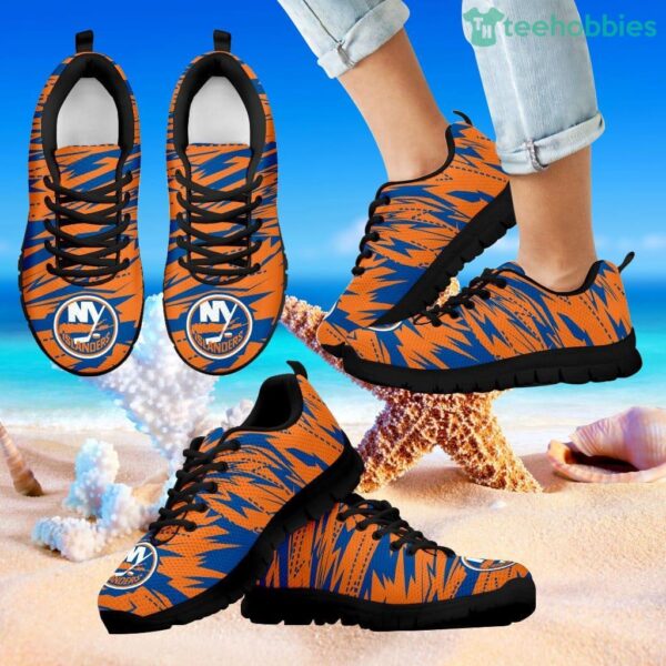 Brush Strong Cracking Comfortable New York Islanders Sneakers Product Photo 1