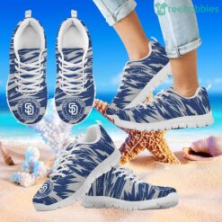 Brush Strong Cracking Comfortable San Diego Padres Sneakers Product Photo 2