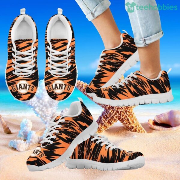 Brush Strong Cracking Comfortable San Francisco Giants Sneakers Product Photo 2