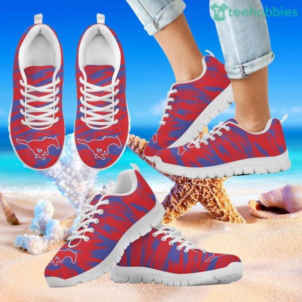 Brush Strong Cracking Comfortable SMU Mustangs Sneakers Product Photo 2
