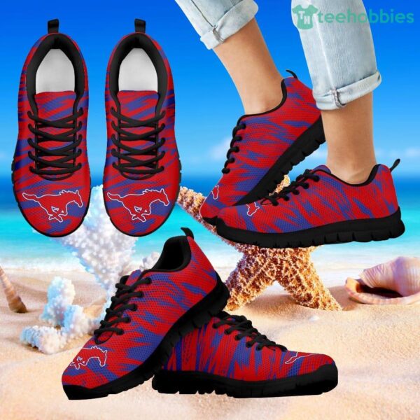 Brush Strong Cracking Comfortable SMU Mustangs Sneakers Product Photo 1
