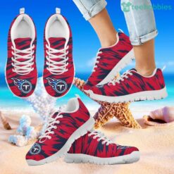 Brush Strong Cracking Comfortable Tennessee Titans Sneakers Product Photo 2