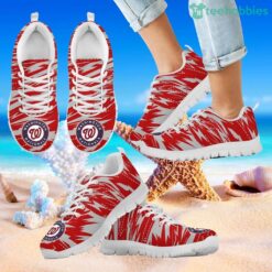 Brush Strong Cracking Comfortable Washington Nationals Sneakers Product Photo 2