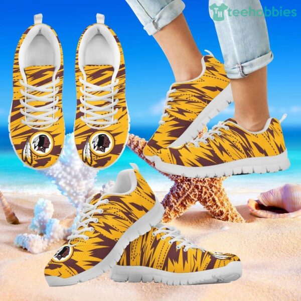 Brush Strong Cracking Comfortable Washington Redskins Sneakers Product Photo 2
