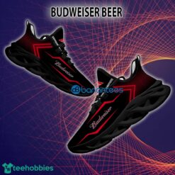 Budweiser Beer Sport Sneaker Black Logo Max Soul Shoes image Budweiser Beer Sport Sneaker Black Logo Max Soul Shoes - Budweiser Beer New Design Max Soul Shoes Photo 2