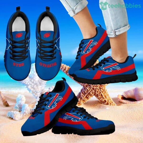 Buffalo Bills Line Logo Sneakers Product Photo 1