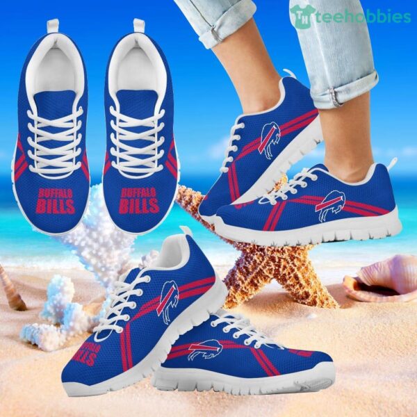 Buffalo Bills Parallel Line Logo Sneakers Product Photo 2