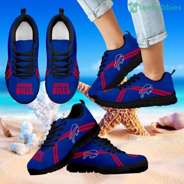 Buffalo Bills Parallel Line Logo Sneakers Product Photo 1