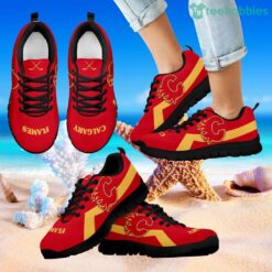 Calgary Flames Line Logo Sneakers Product Photo 1