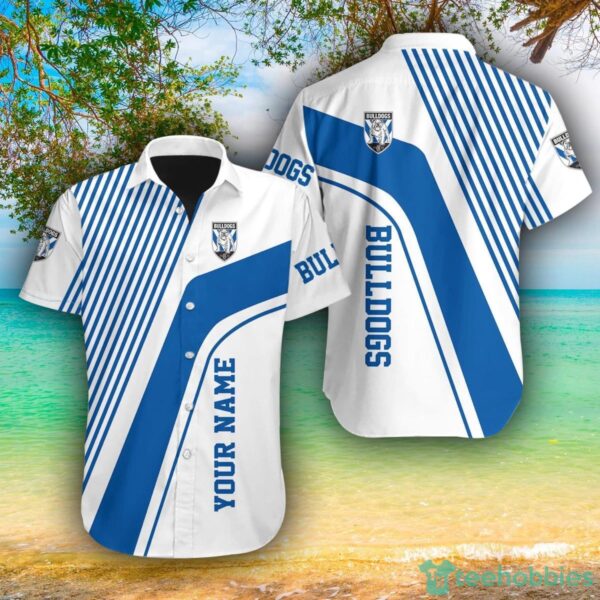 Canterbury-Bankstown Bulldogs AOP Hawaiian Shirt For Men And Women Summer Gift Custom Name Product Photo 1