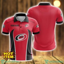 Carolina Hurricanes 3D Polo Shirt Personalized Name Gift Ideas For Fans Product Photo 1
