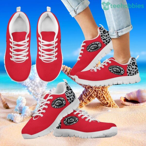 Cheetah Pattern Fabulous Carolina Hurricanes Sneakers Product Photo 2