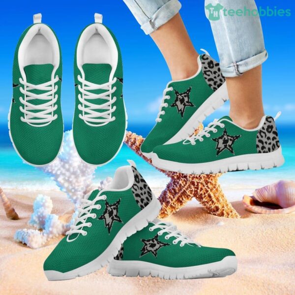 Cheetah Pattern Fabulous Dallas Stars Sneakers Product Photo 2