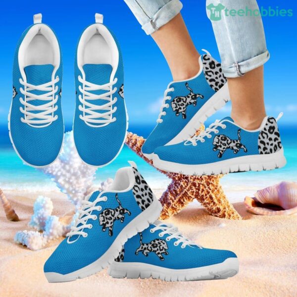 Cheetah Pattern Fabulous Detroit Lions Sneakers Product Photo 2
