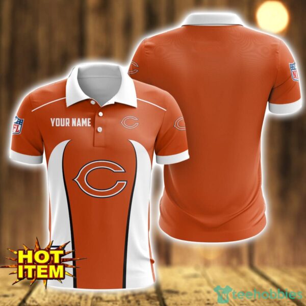 Chicago Bears 3D Polo Shirt Personalized Name Gift Ideas For Fans Product Photo 1