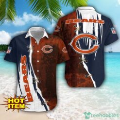Chicago Bears Logo Team Printed 3D Hawaiian Shirt Beach Summer Gift Product Photo 1