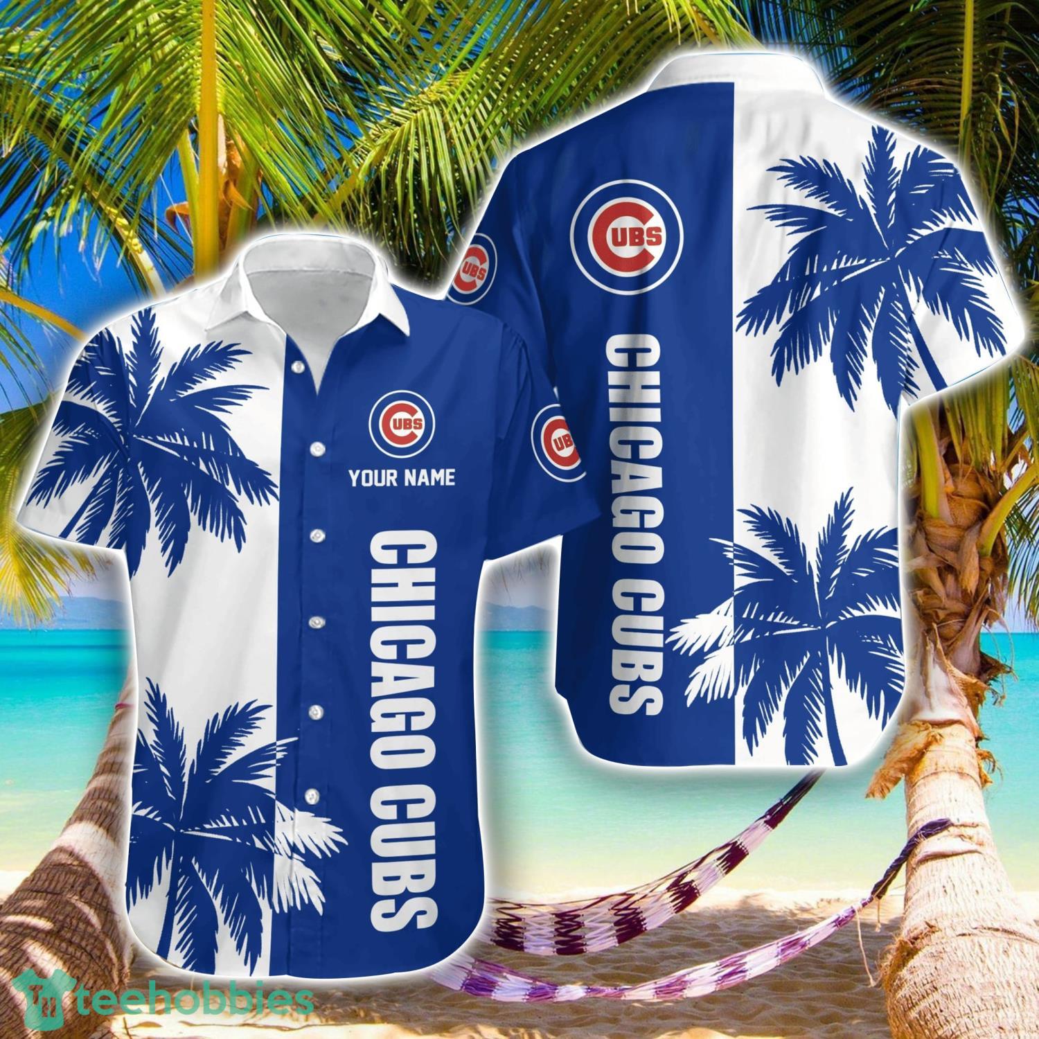 Chicago Cubs MLB Beach Coconut Hawaiian Shirt Trending Summer Gift Custom Name Product Photo 1