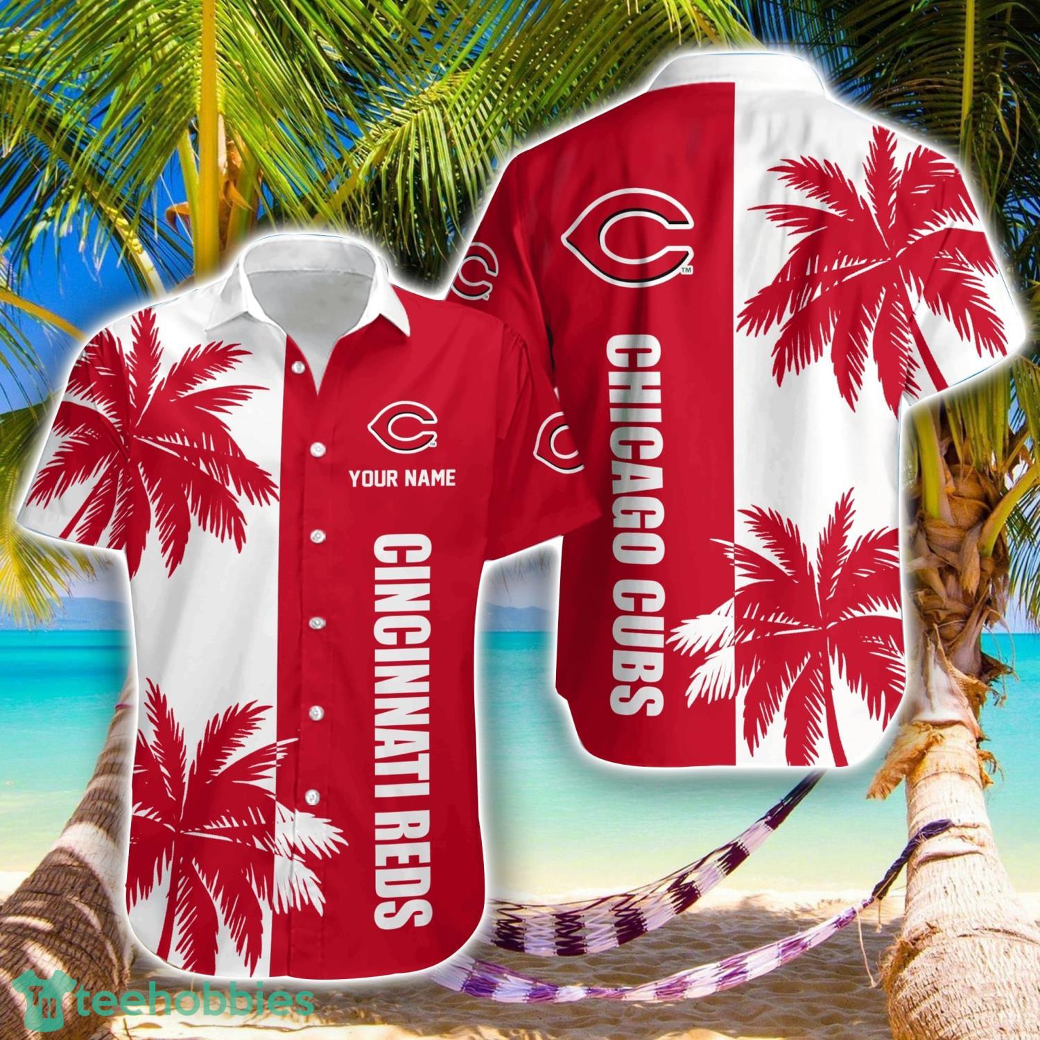 Cincinnati Reds MLB Beach Coconut Hawaiian Shirt Trending Summer Gift Custom Name Product Photo 1