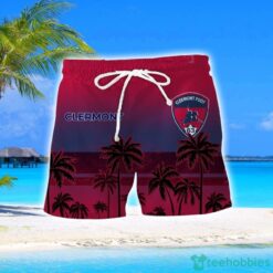Clermont Foot Auvergne 63 Coconut Aloha Hawaiian Shirt And Shorts Beach Set For Men And Women Product Photo 2
