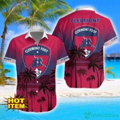 Clermont Foot Auvergne 63 Coconut Aloha Hawaiian Shirt And Shorts Beach Set For Men And Women Product Photo 1