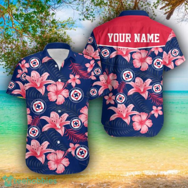 Cruz Azul 3D Hawaii Shirt For Men And Women Custom Name Product Photo 1
