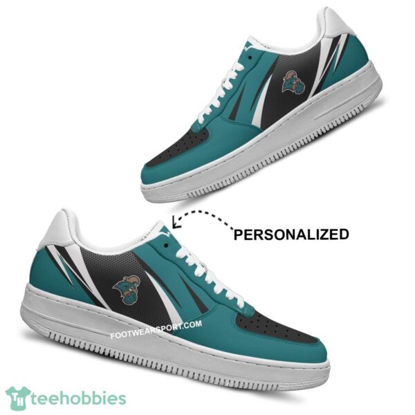 Custom Name Coastal Carolina Chanticleers Air Force 1 Shoes Trending Design All Over Print - NCAA Coastal Carolina Chanticleers Air Force 1 Shoes Personalized Style 2