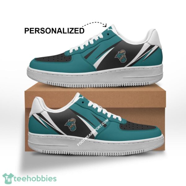Custom Name Coastal Carolina Chanticleers Air Force 1 Shoes Trending Design All Over Print - NCAA Coastal Carolina Chanticleers Air Force 1 Shoes Personalized Style 1
