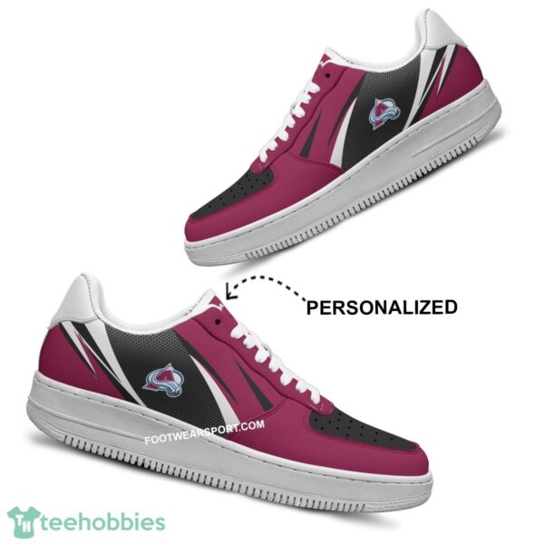 Custom Name Colorado Avalanche Air Force 1 Shoes Trending Design For Men Women - NHL Colorado Avalanche Air Force 1 Shoes Personalized Style 2
