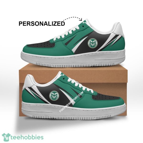 Custom Name Colorado State Rams Air Force 1 Shoes Trending Design Gift AF1 Sneakers Fans - NCAA Colorado State Rams Air Force 1 Shoes Personalized Style 1