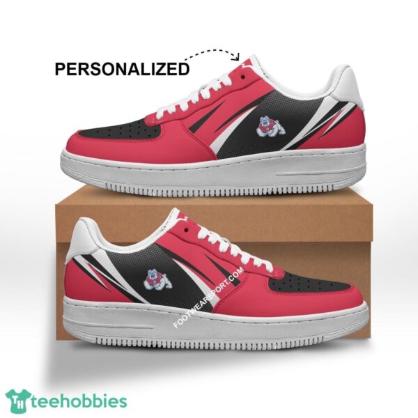 Custom Name Fresno State Bulldogs Air Force 1 Shoes Trending Design Gift AF1 Sneakers Fans - NCAA Fresno State Bulldogs Air Force 1 Shoes Personalized Style 1