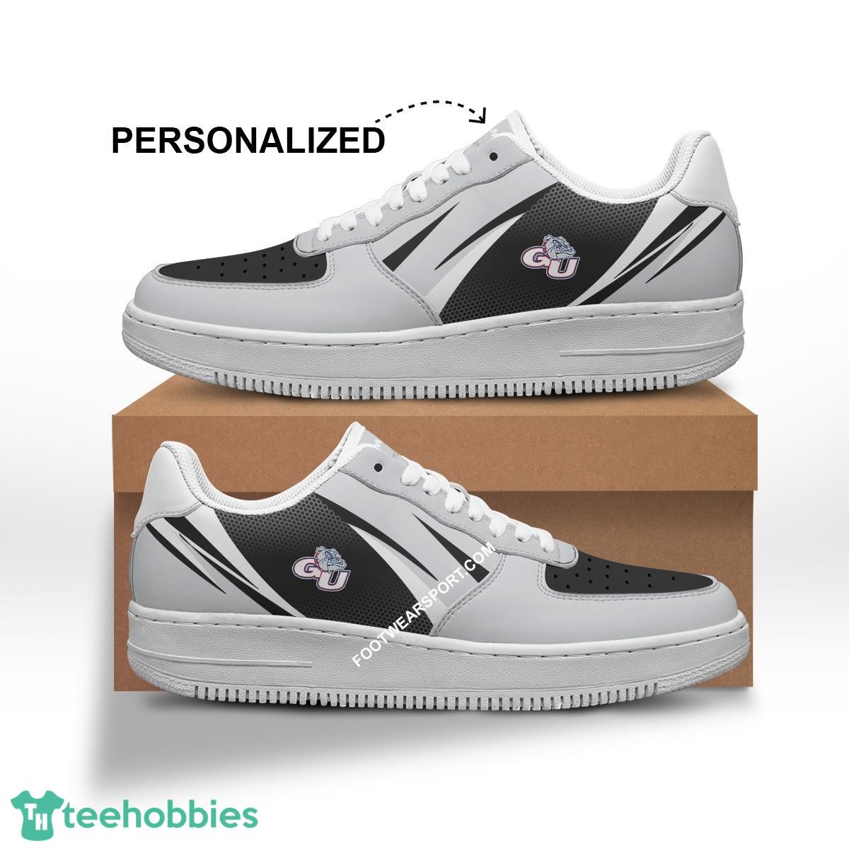 Custom Name Gonzaga Bulldogs Air Force 1 Shoes Trending Design For Men Women - NCAA2 Gonzaga Bulldogs Air Force 1 Shoes Personalized Style 1
